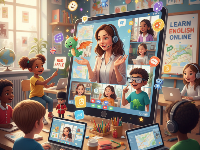 Английский онлайн уроки для детей и подростков 6–17 лет